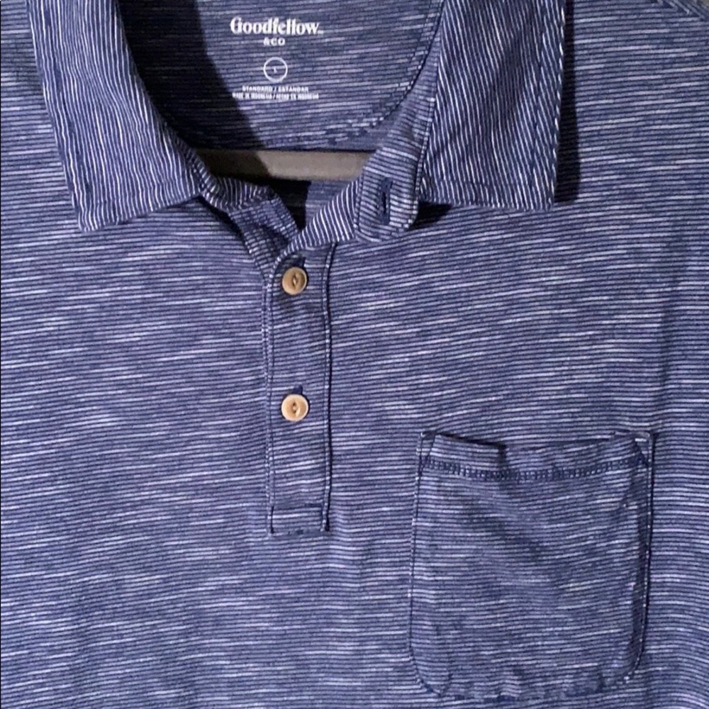 Cotton Collared Tee - Picture 2 of 4
